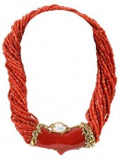 ARTHUR KING CORAL NECKLACE WIT
