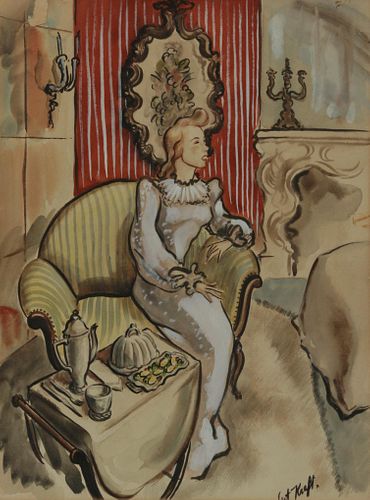 ARTHUR KRAFT 'GIRL IN THE STRIPED