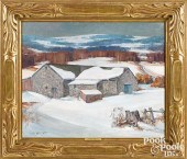 ARTHUR MELTZER OIL ON CANVAS W