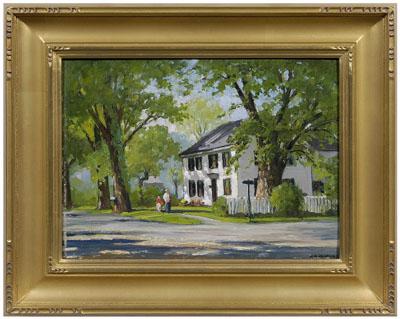Arthur R. Herrick painting