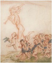 Arthur Rackham original drawin