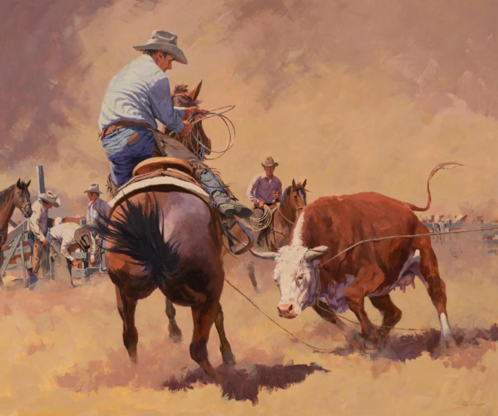 ARTHUR RENSHAW ACRYLIC ON