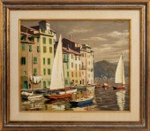 ARTHUR SARNOFF "PORTOFINO" OIL