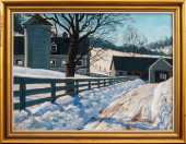 ARTHUR SARNOFF WINTER LANDSCAP