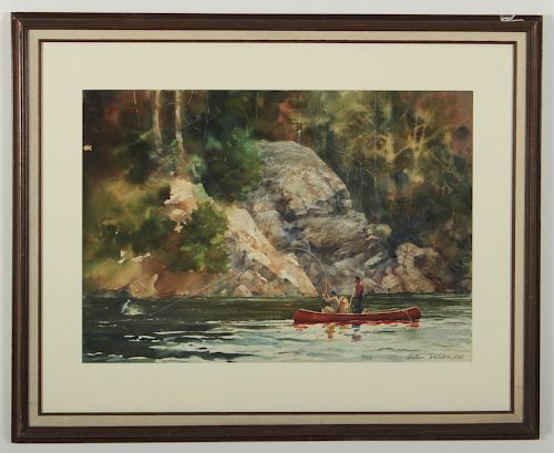 ARTHUR SHILSTONE B.1922 FLY FISHING