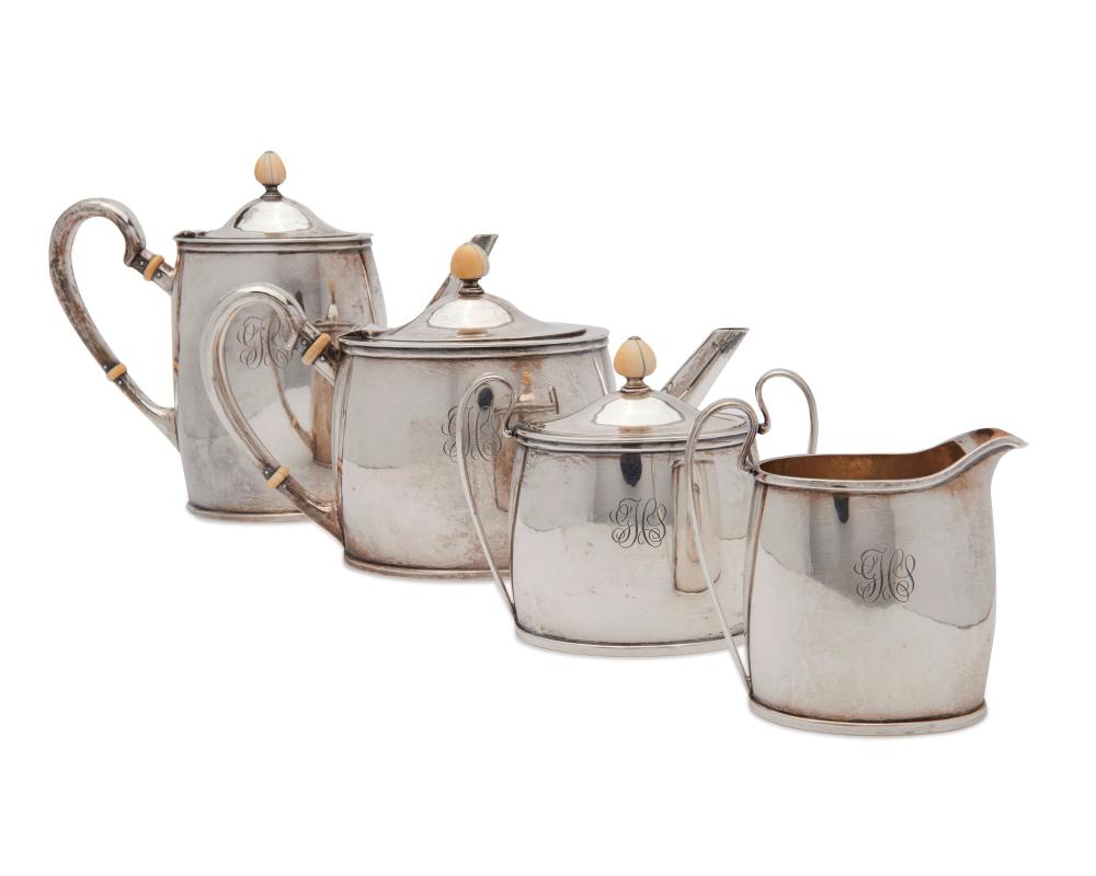 ARTHUR STONE SILVER FOUR PIECE