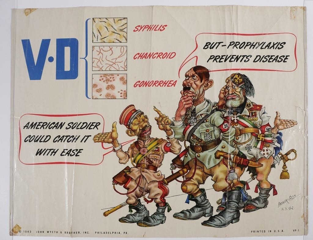 ARTHUR SYZK, 1943 VD POSTER,