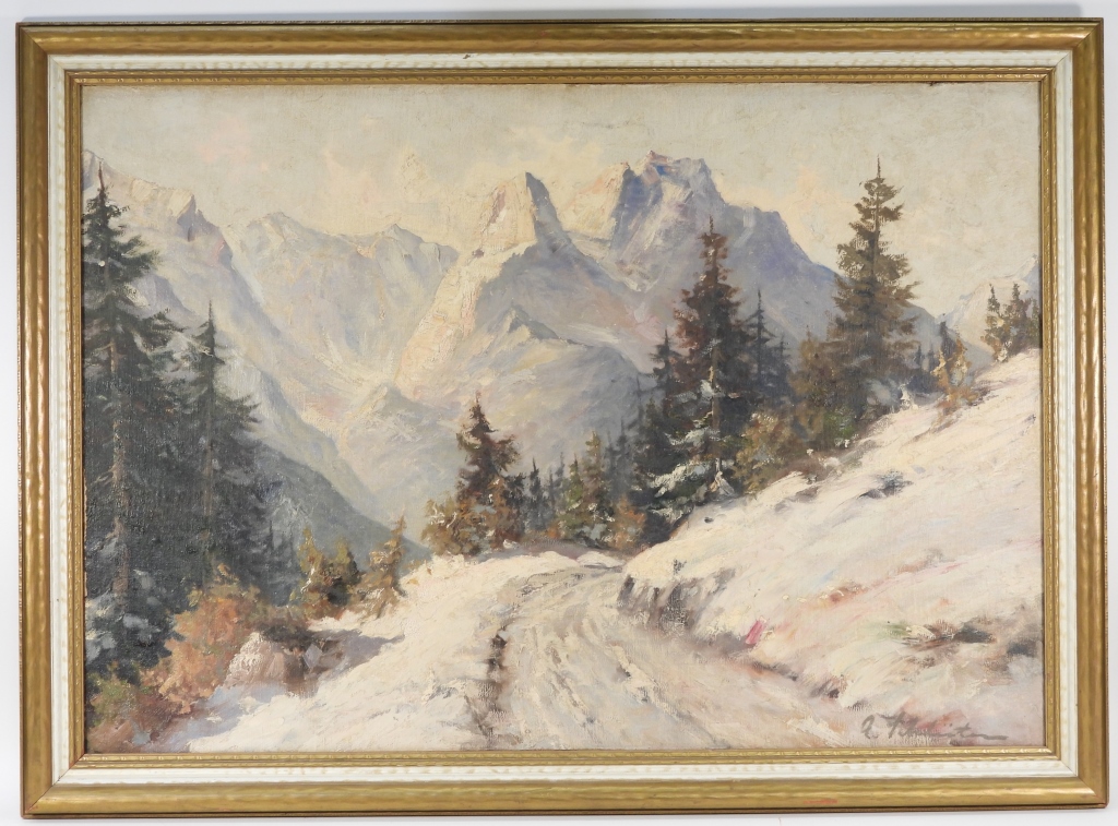 ARTHUR THIELE WINTER MOUNTAIN