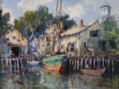ARTHUR V. DIEHL OIL ON ARTIST
