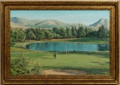 ARTHUR WEAVER, GOLF LANDSCAPE