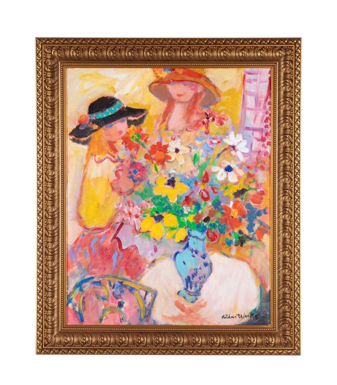 ARTHUR WEEKS, 'GIRL W/YELLOW
