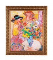 ARTHUR WEEKS, 'GIRL W/YELLOW F