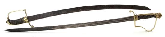 Artillery officer's sabers unmarked