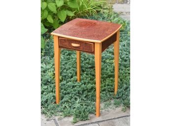 Artisan crafted one drawer stand