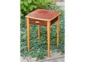 Artisan crafted one drawer sta