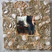 ARTISAN SHELL MIRROR BY ILON S