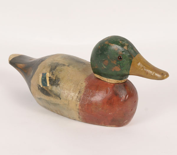 Artist duck decoy; signed "Ken