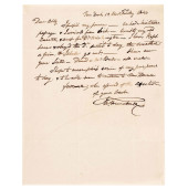 ARTIST JOHN TRUMBULL AUTOGRAPH
