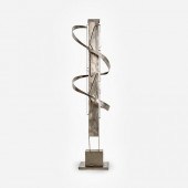 ARTIST-MADE STEEL LIGHT SCULPT
