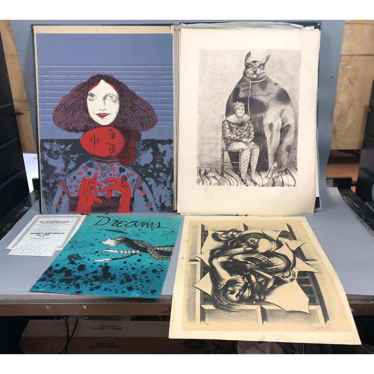 Artist Portfolio 6 pieces of art by