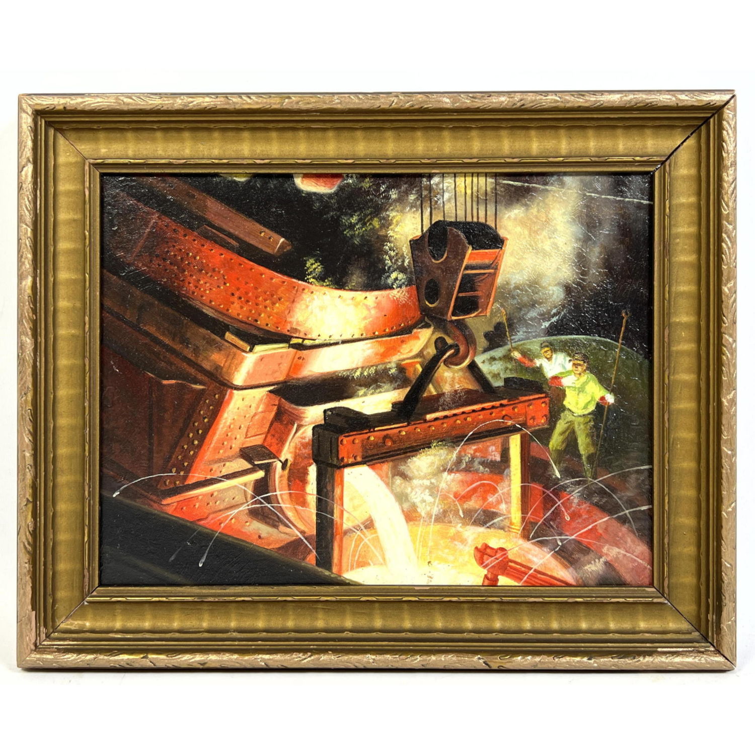 Artist Roy V. Cole; Steel; Mill