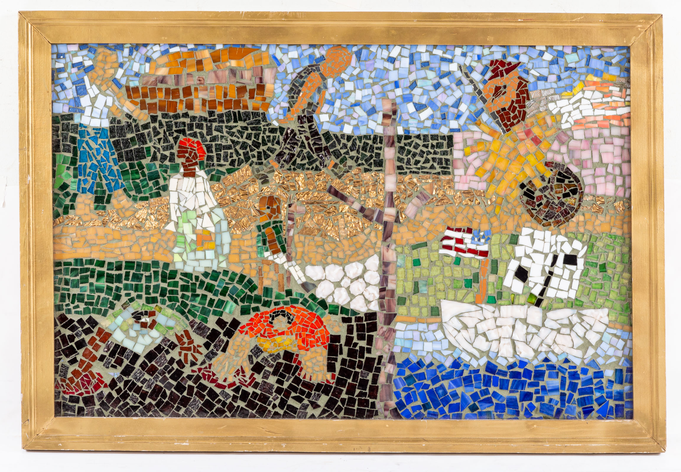 ARTIST UNKNOWN, 20TH C. MOSAIC TILE
