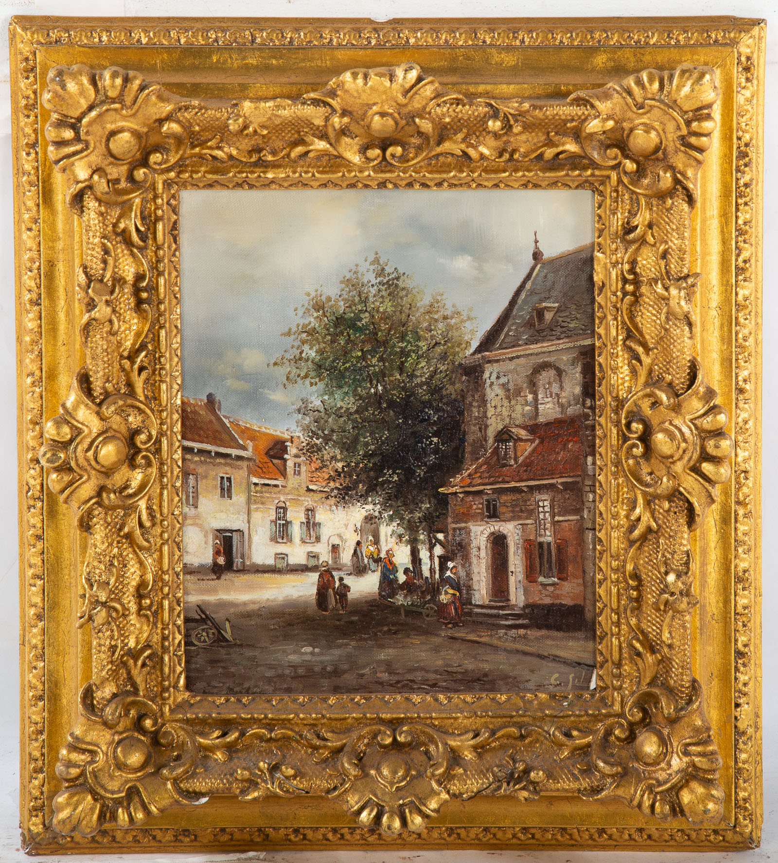 ARTIST UNKNOWN, 20TH C. VILLAGE