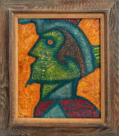 ARTIST UNKNOWN MIXED MEDIA IN