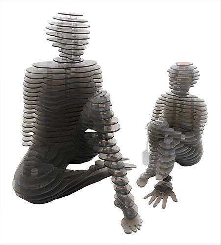 ARTIST UNKNOWN, TWO LAYERED PLASTIC