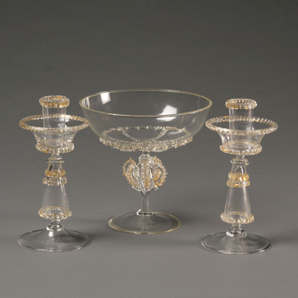 Artisti Barovier, applied rigaree