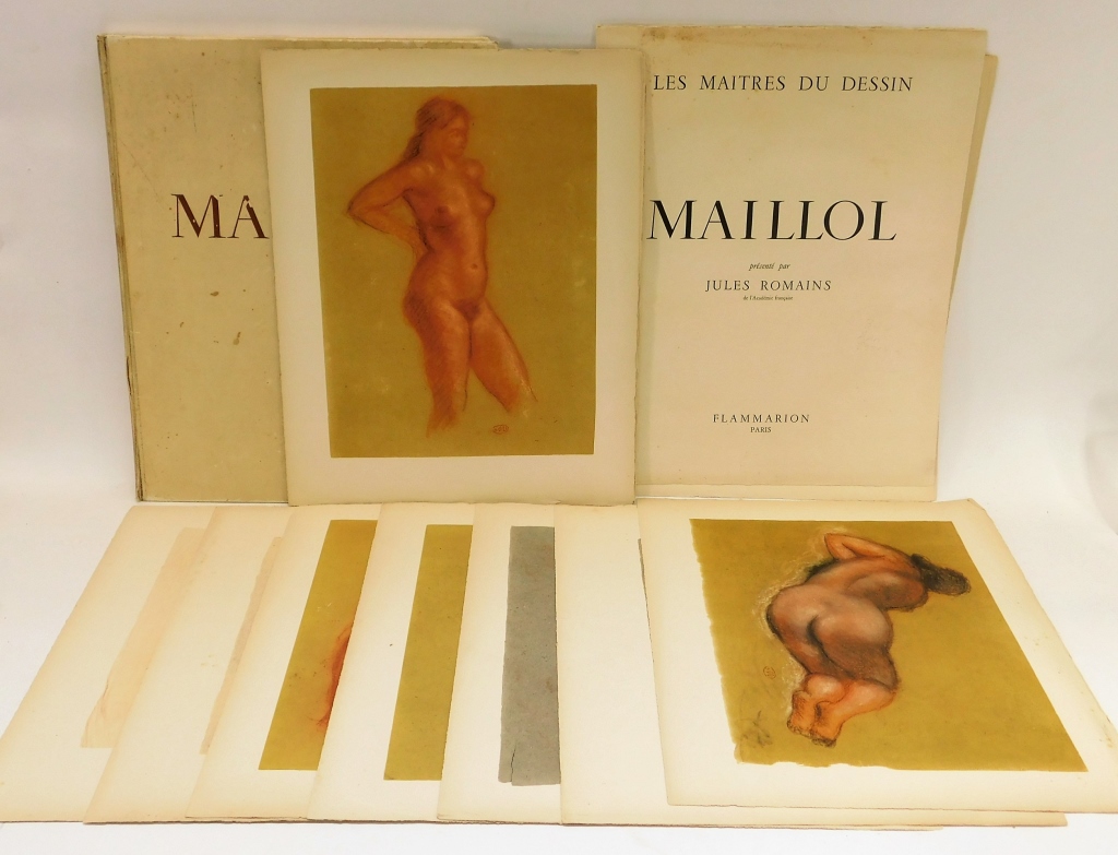 ARTISTIDE MAILLOL PORTFOLIO BOOK BY
