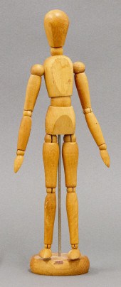 ARTIST'S ARTICULATED CARVED WO