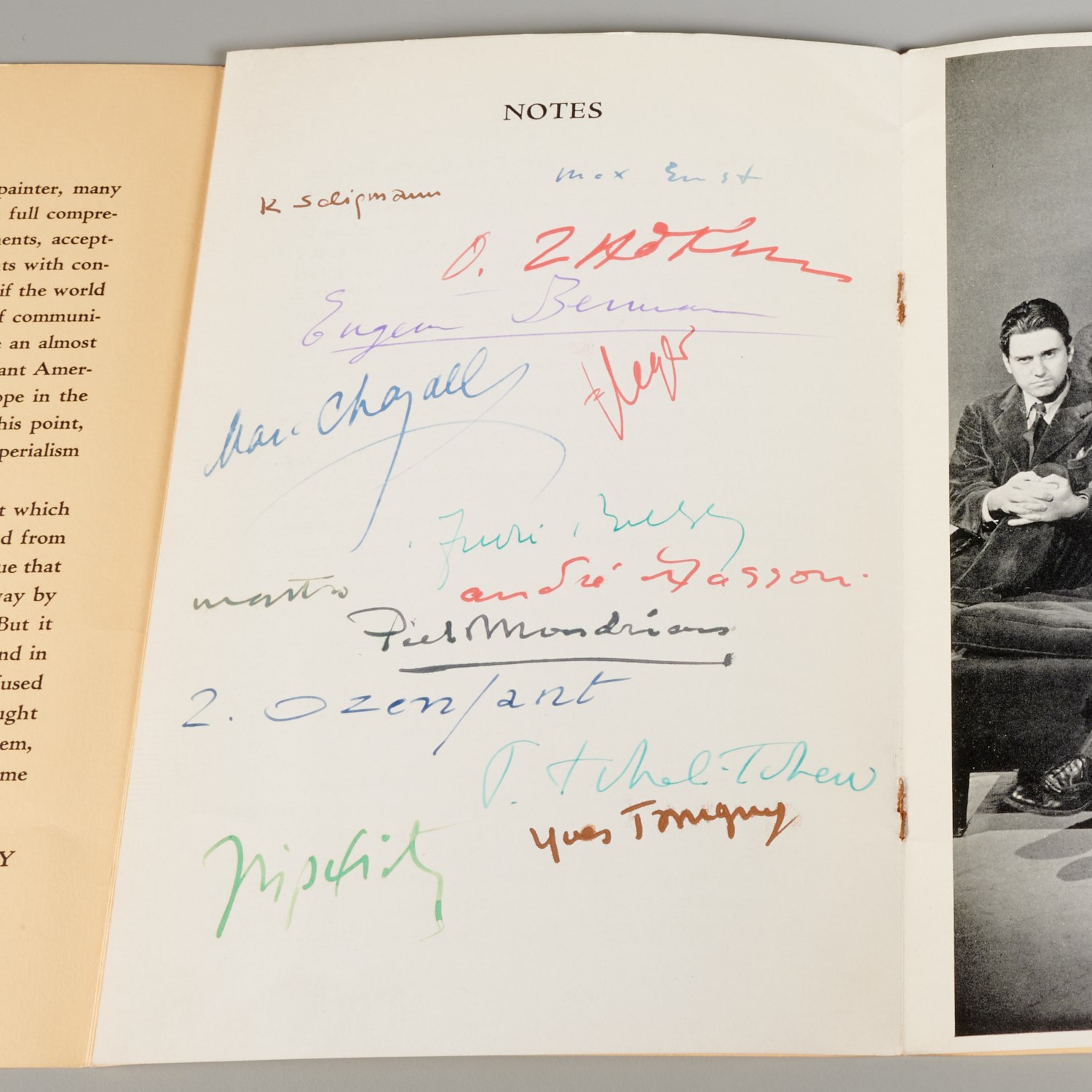 ARTISTS IN EXILE, SIGNED CATALOG