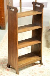 ARTS AND CRAFTS BOOKSHELF.  Am