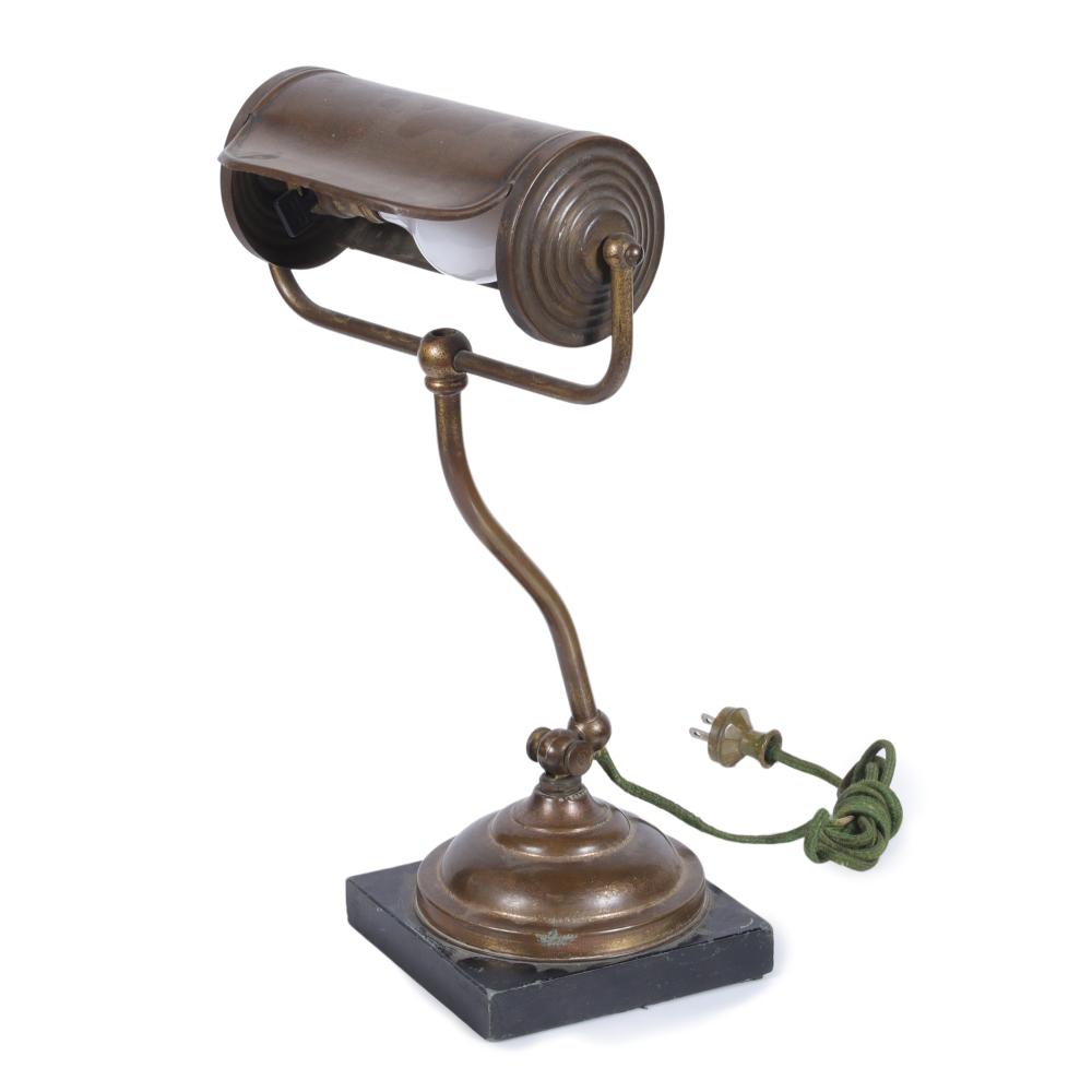 ARTS AND CRAFTS BRONZE PIANO LAMP