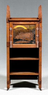 Arts and Crafts cabinet, oak