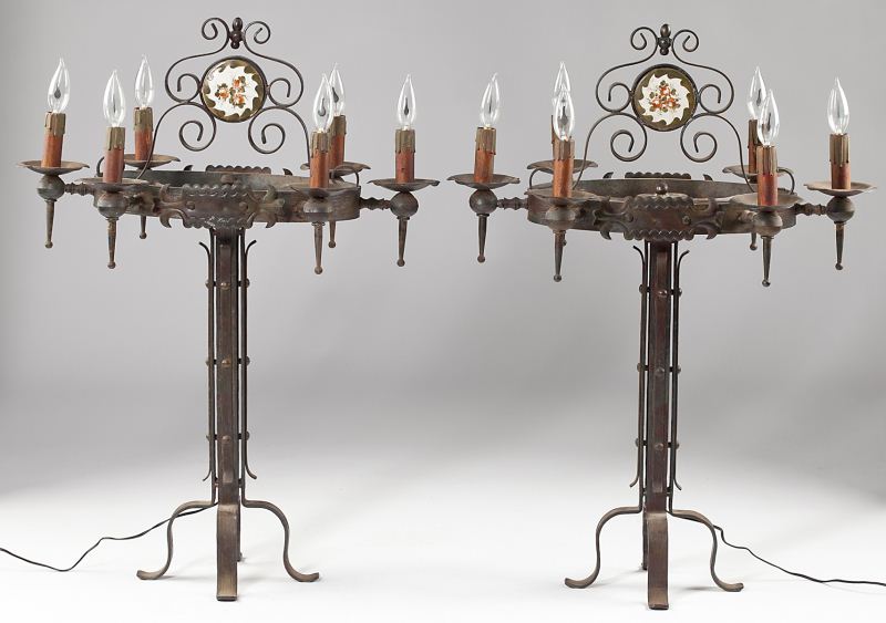 Arts and Crafts Candelabra circa