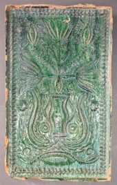 ARTS AND CRAFTS GLOSSY GREEN G