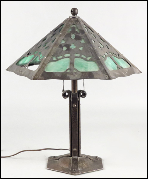 ARTS AND CRAFTS HAMMERED COPPER AND