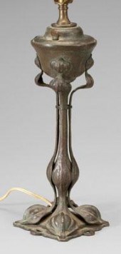 Arts and Crafts hammered coppe