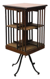 ARTS AND CRAFTS ROTATING BOOKC