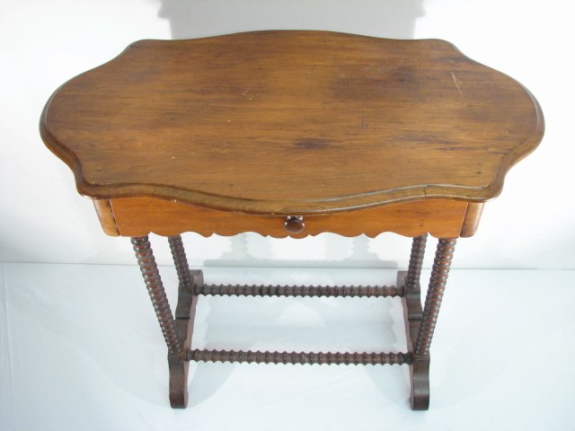 Arts and crafts side table with