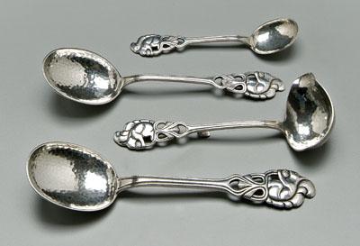 Arts and Crafts silver serving