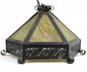 ARTS AND CRAFTS SLAG GLASS HAN