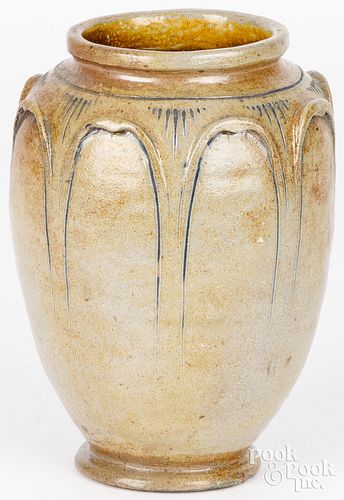 ARTS AND CRAFTS STONEWARE VASE,