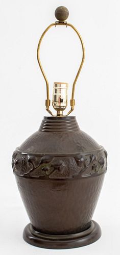 ARTS AND CRAFTS STYLE BRONZED METAL