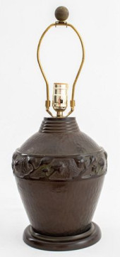 ARTS AND CRAFTS STYLE BRONZED
