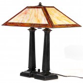 ARTS AND CRAFTS STYLE LEADED G
