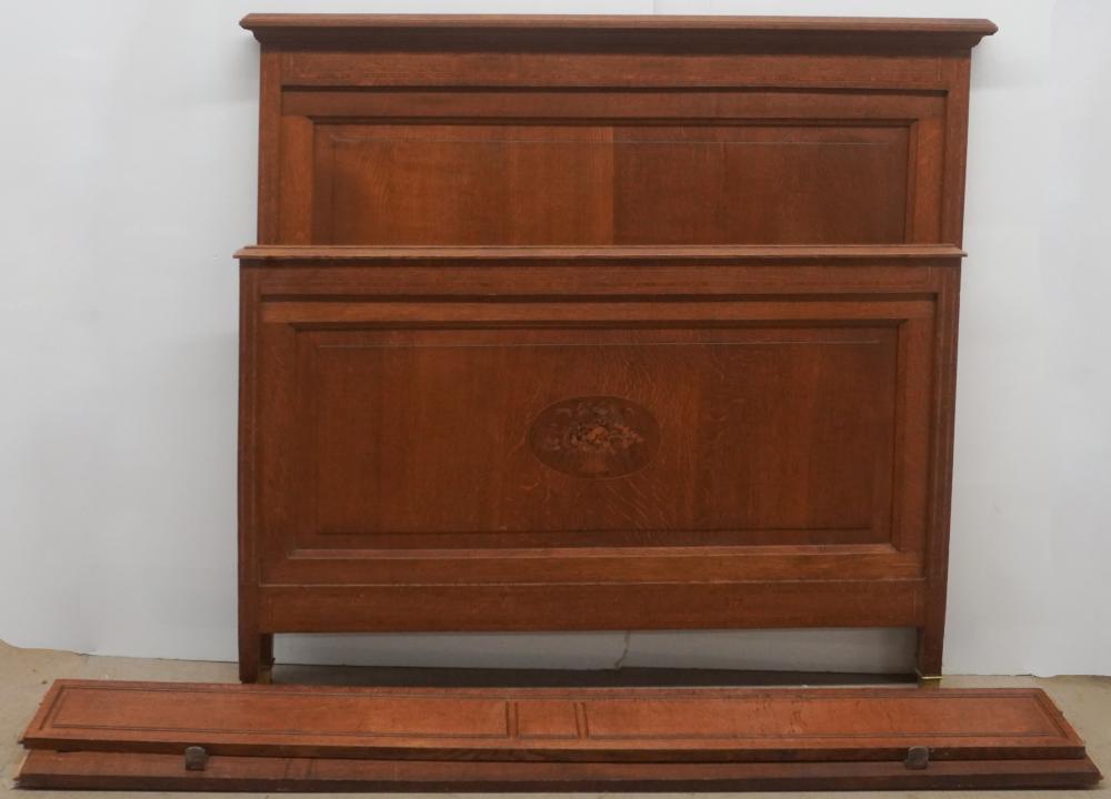 ARTS AND CRAFTS STYLE MARQUETRY OAK