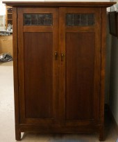 ARTS AND CRAFTS STYLE OAK AND
